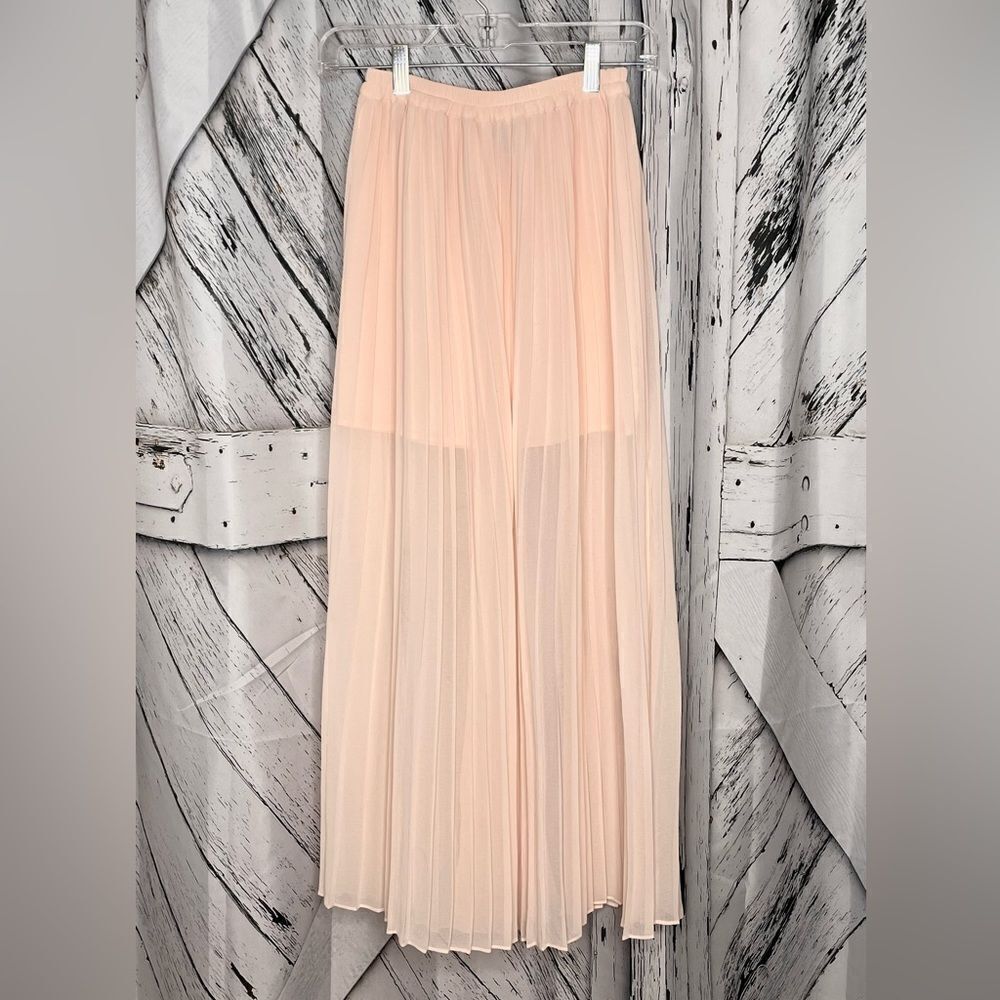 Victoria’s Secret Sheer Pleated Maxi Skirt